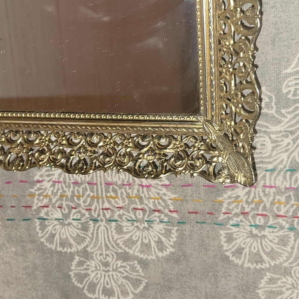Vintage | Stunning Vanity Mirror Tray - Picture 6 of 12